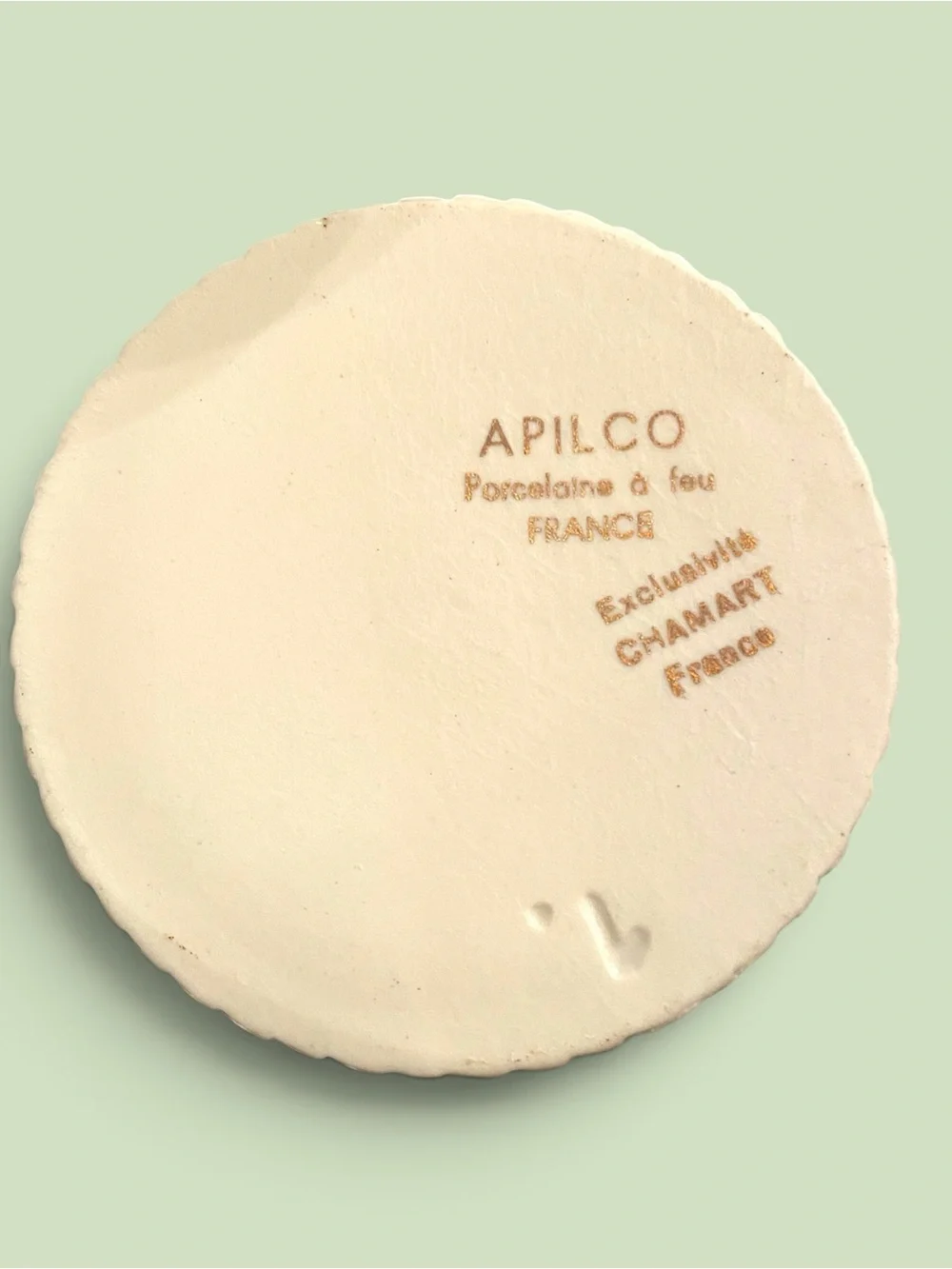 Vintage APILCO French Porceline Ramekin, Set of 4